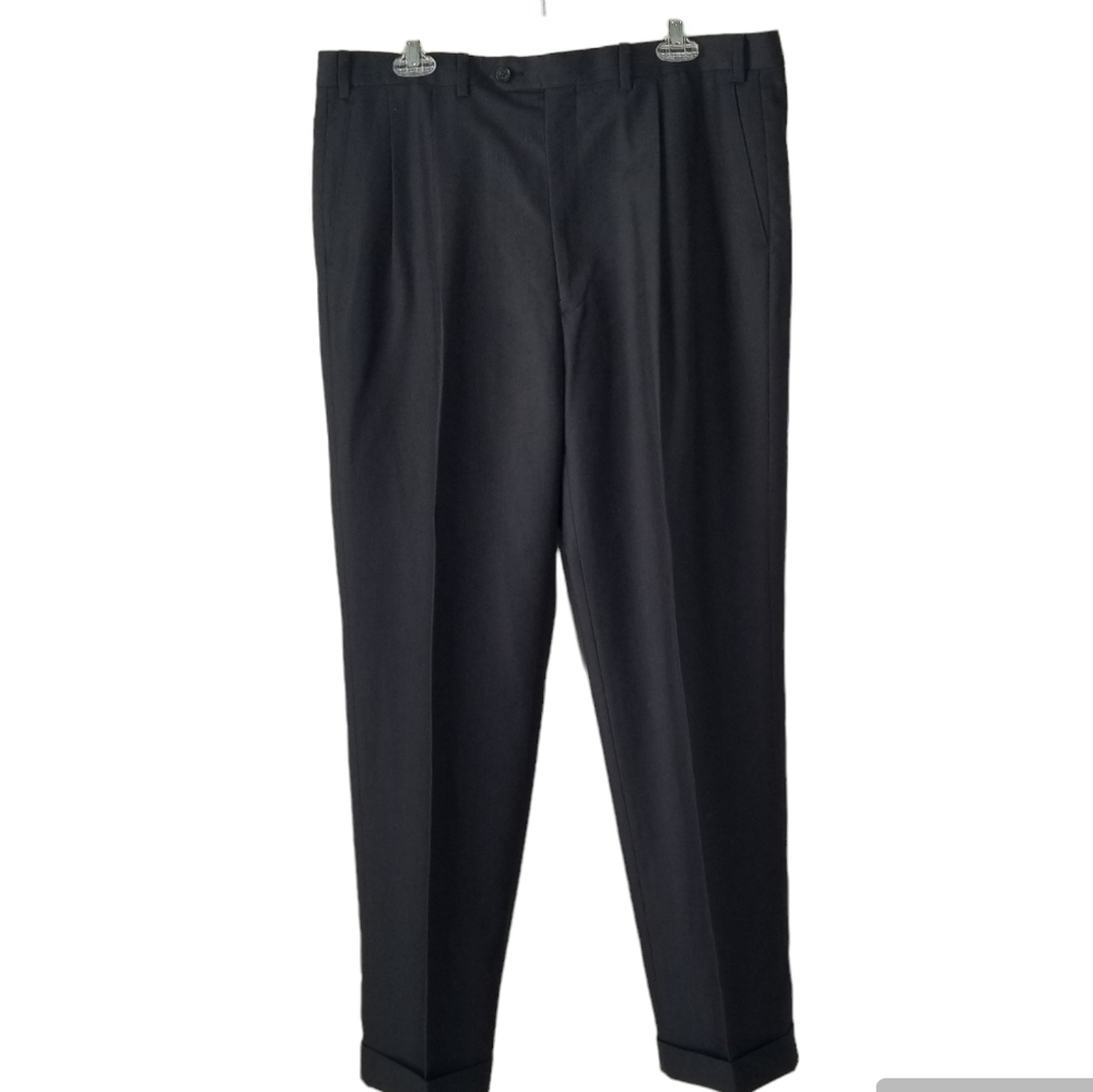 RALPH Ralph Lauren Gray Pleated Dress Pants Trousers Size 36x32